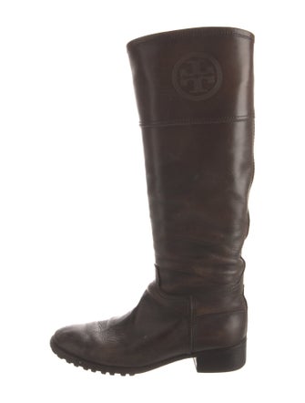 Tory Burch Leather Riding Boots
