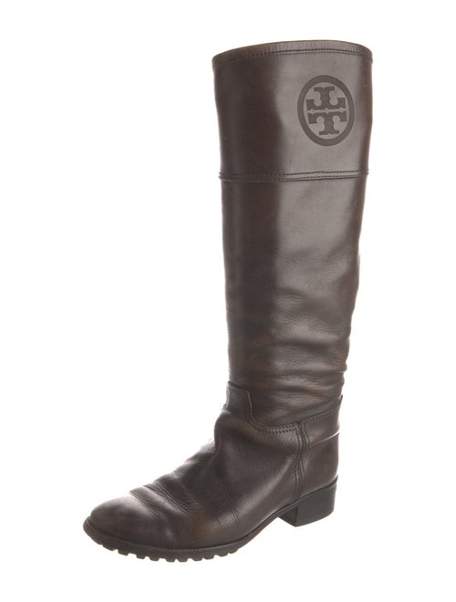 Tory Burch Leather Riding Boots