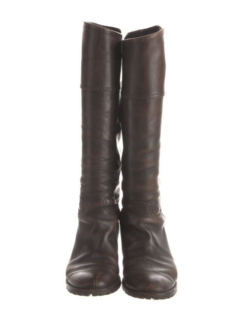 Tory Burch Leather Riding Boots