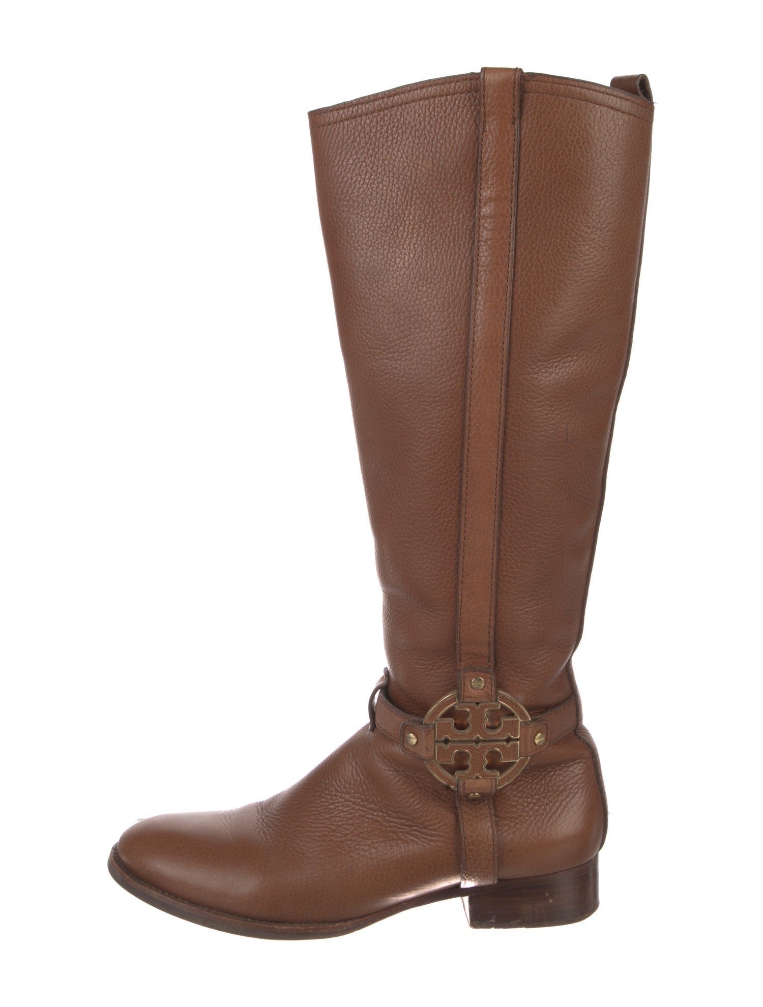 Tory Burch Leather Riding Boots