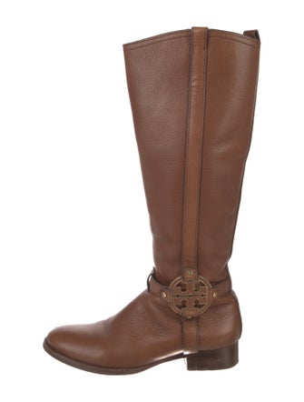 Tory Burch Leather Riding Boots