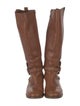 Tory Burch Leather Riding Boots