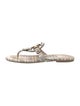 Tory Burch Leather Striped Slides