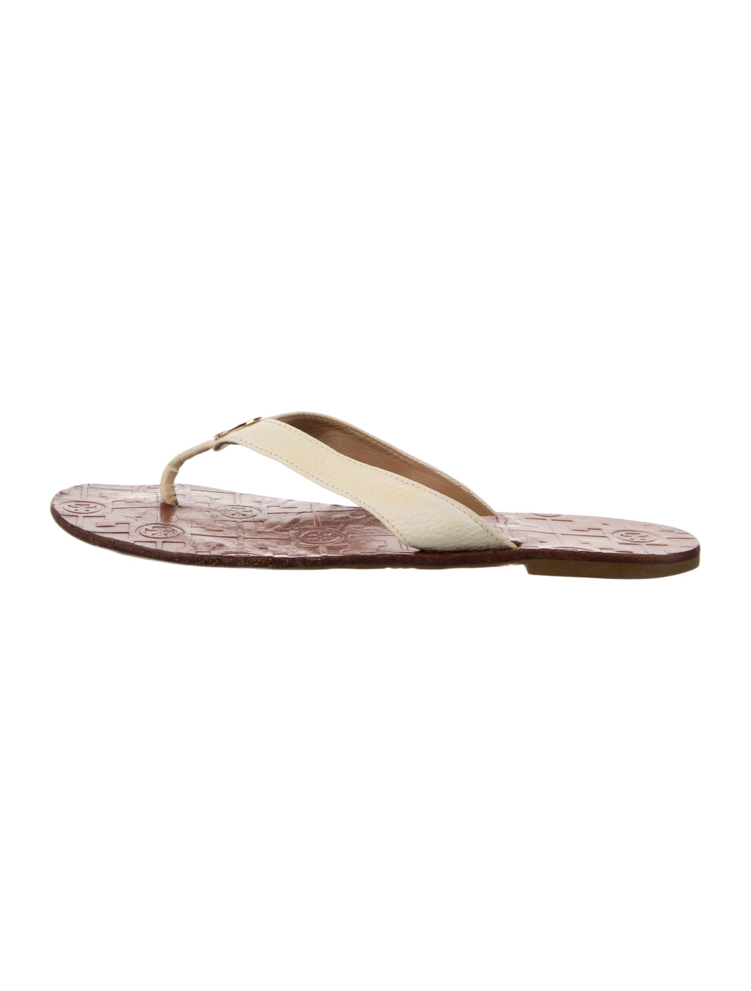Tory Burch Leather Flip Flops