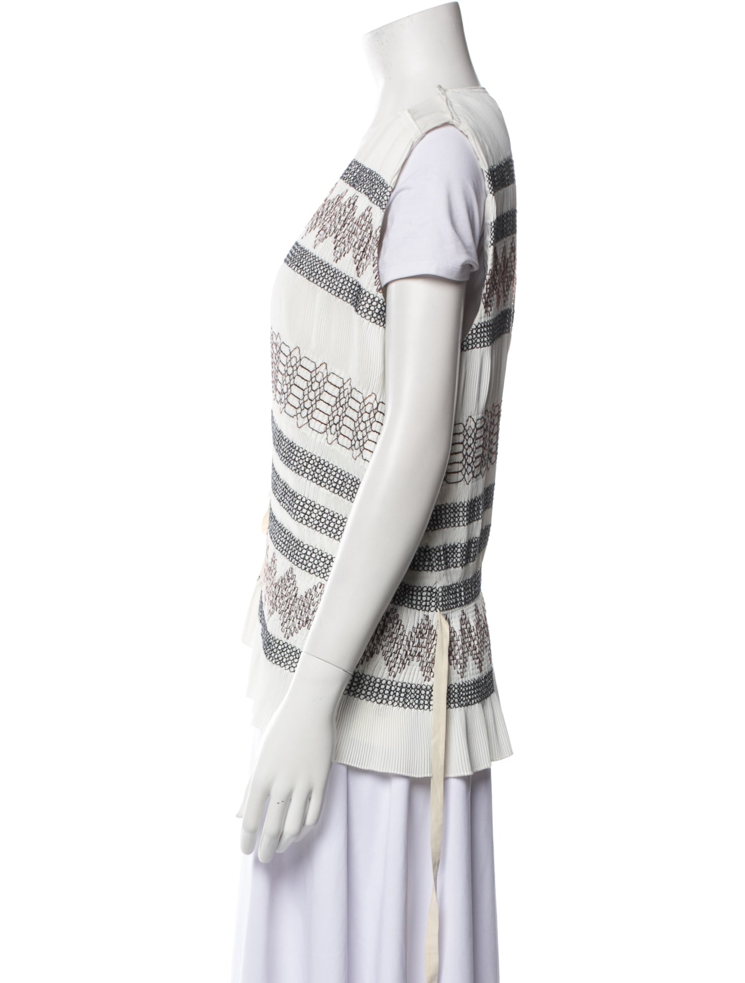 Tory Burch Striped Vest