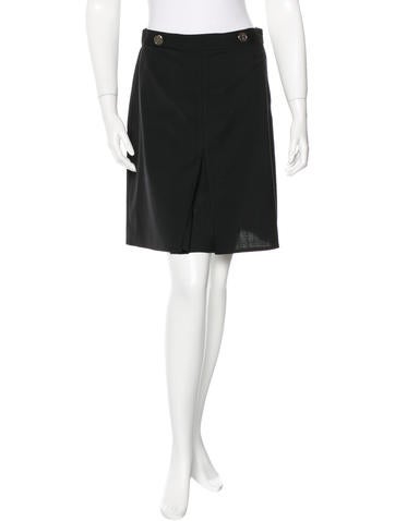 Tory Burch Wool A-Line Skirt