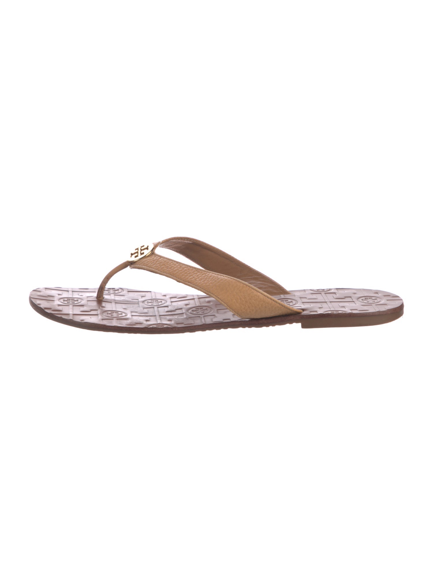 Tory Burch Leather Flip Flops