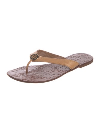 Tory Burch Leather Flip Flops