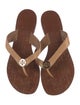 Tory Burch Leather Flip Flops