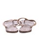 Tory Burch Leather Flip Flops