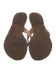 Tory Burch Leather Flip Flops