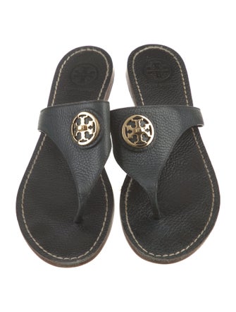 Tory Burch Leather Slides