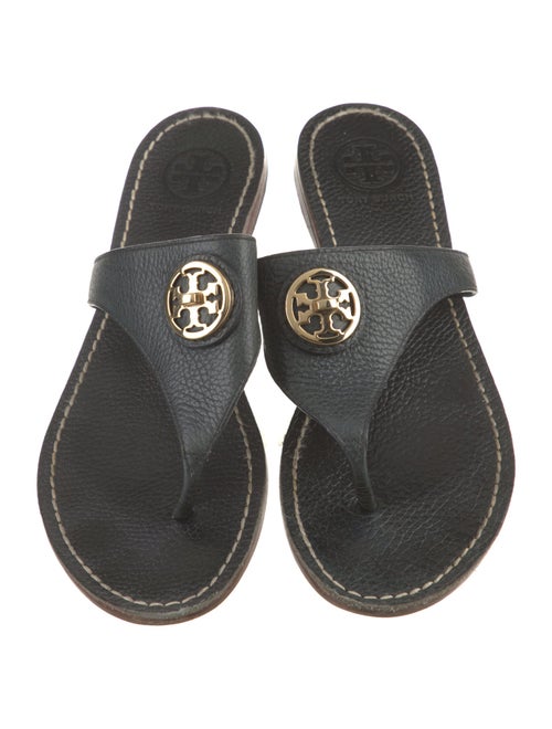 Tory Burch Leather Slides