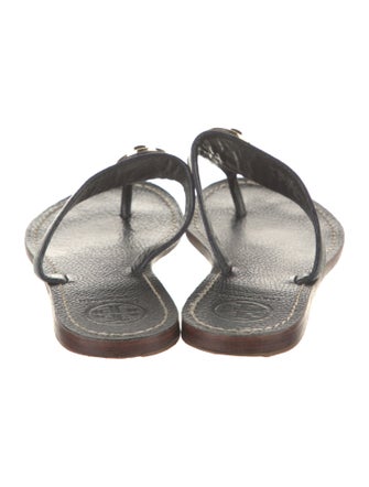 Tory Burch Leather Slides