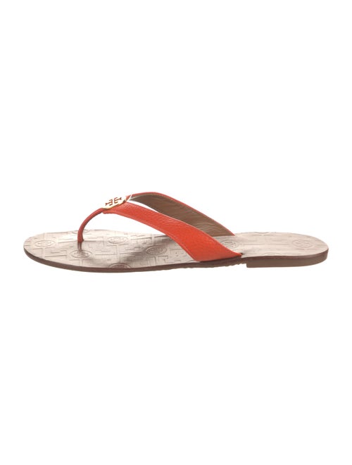 Tory Burch Leather Flip Flops