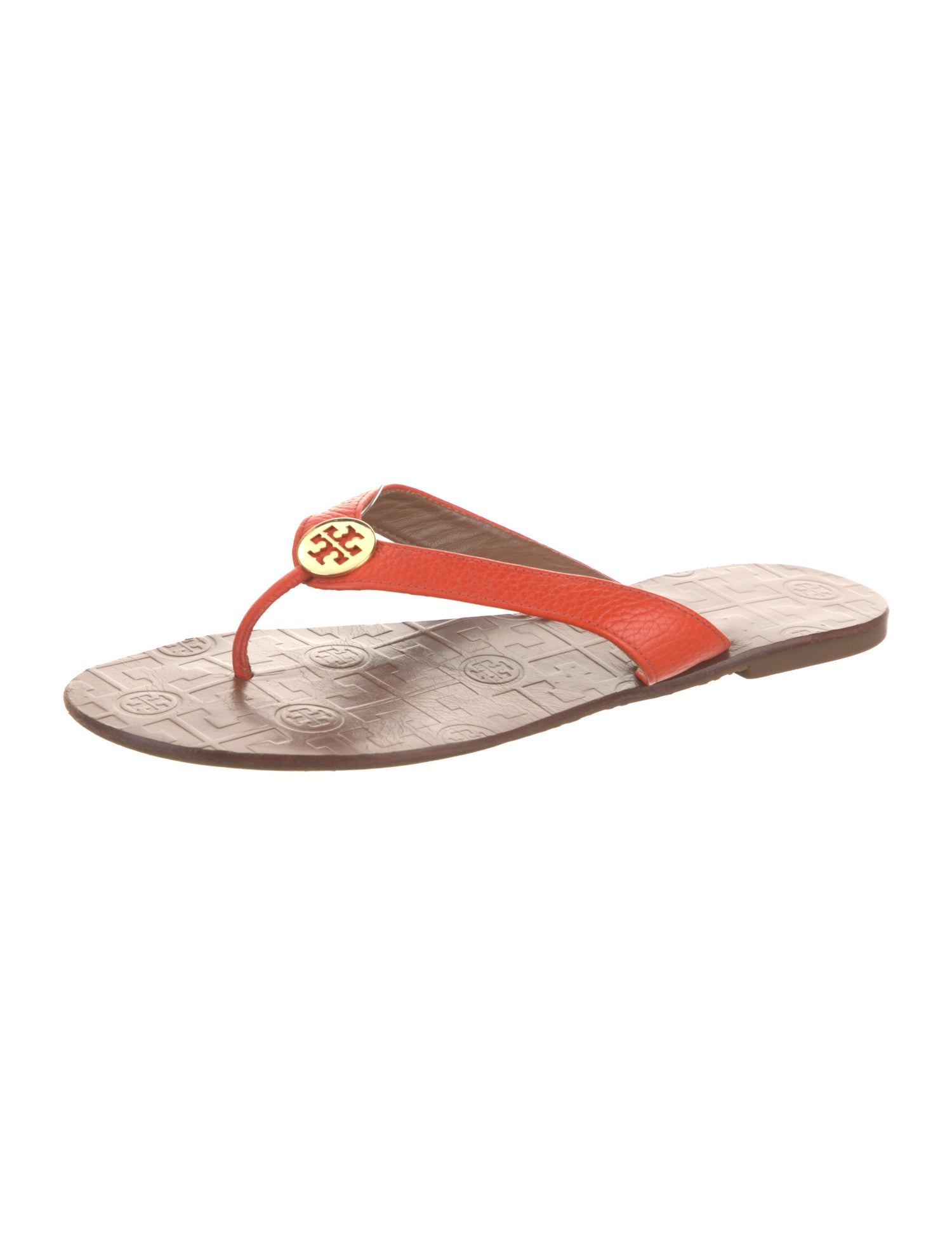 Tory Burch Leather Flip Flops