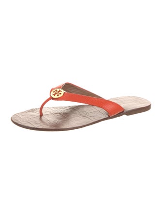 Tory Burch Leather Flip Flops