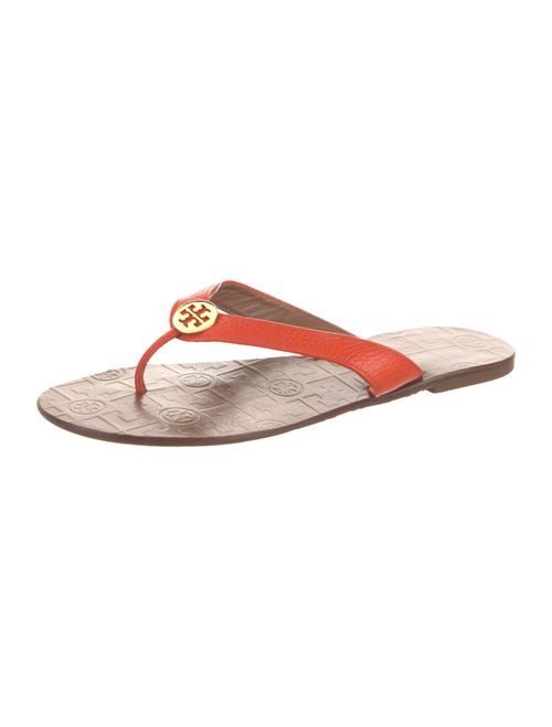 Tory Burch Leather Flip Flops