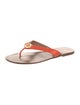 Tory Burch Leather Flip Flops