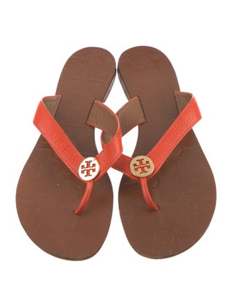 Tory Burch Leather Flip Flops