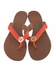 Tory Burch Leather Flip Flops