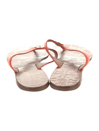 Tory Burch Leather Flip Flops