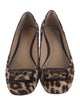 Tory Burch Ponyhair Animal Print Ballet Flats