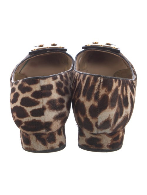Tory Burch Ponyhair Animal Print Ballet Flats