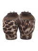 Tory Burch Ponyhair Animal Print Ballet Flats