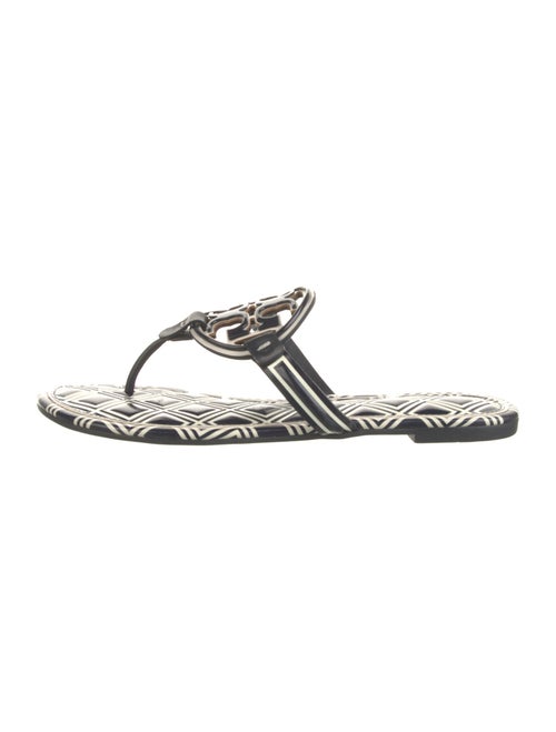 Tory Burch Leather Printed Slides