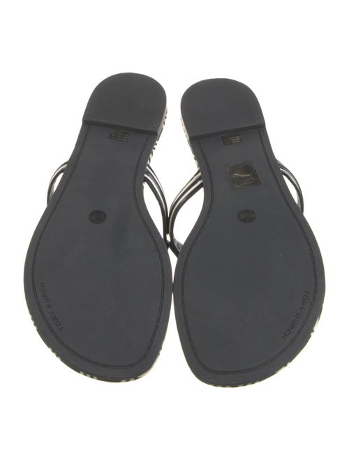 Tory Burch Leather Printed Slides