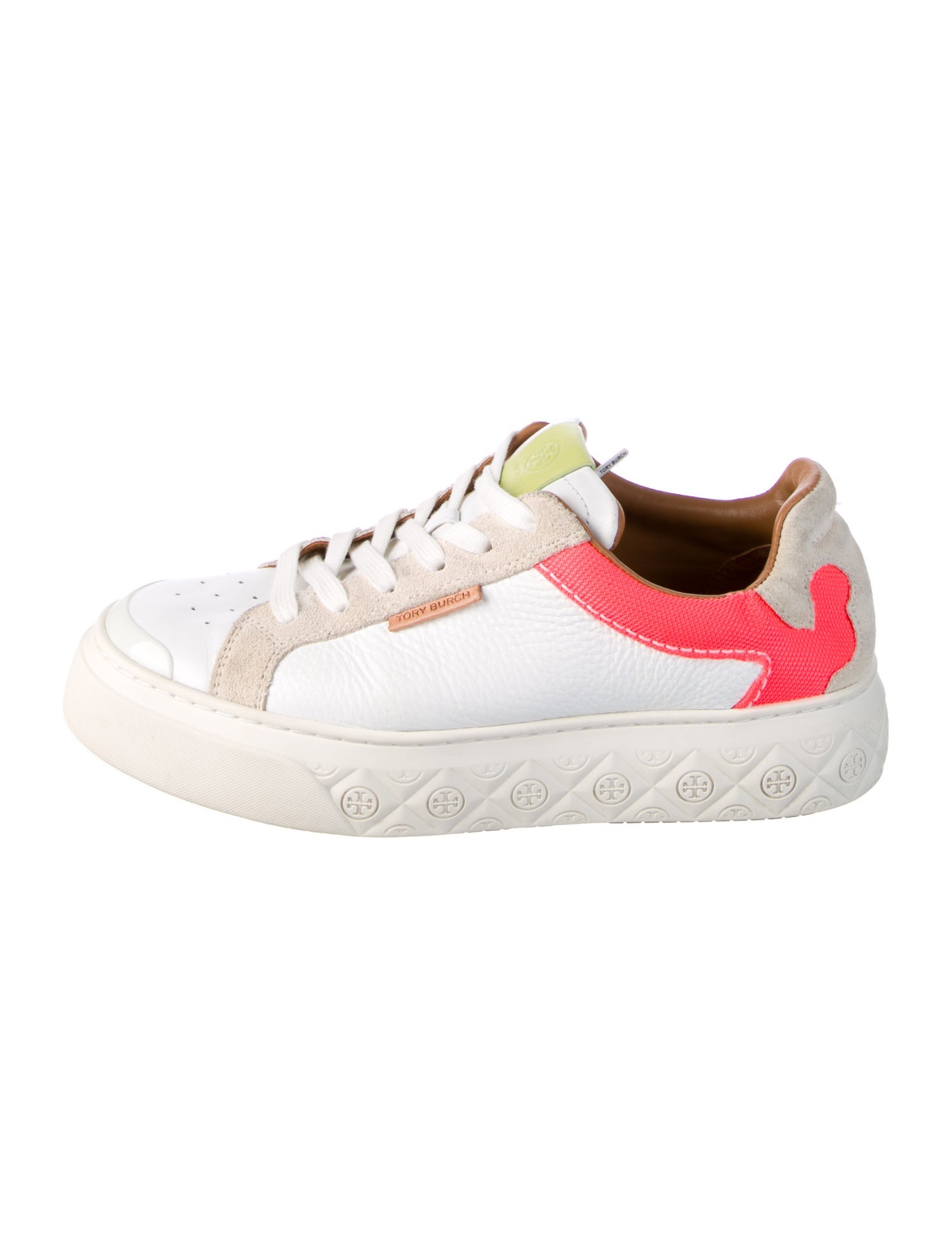 Tory Burch Leather Printed Sneakers