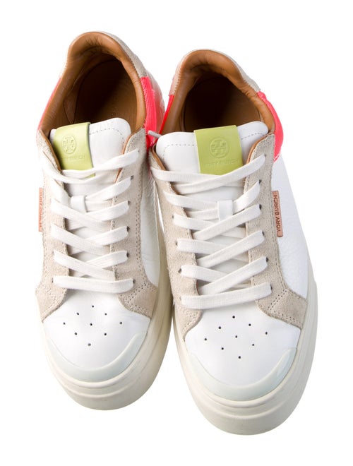 Tory Burch Leather Printed Sneakers