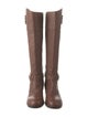 Tory Burch Leather Riding Boots