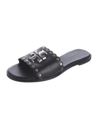 Tory Burch Leather Slides