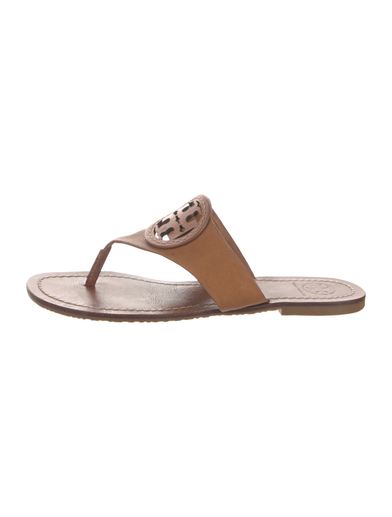 Tory Burch Leather Slides