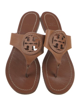 Tory Burch Leather Slides