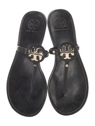 Tory Burch Leather T-Strap Sandals