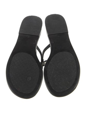 Tory Burch Leather T-Strap Sandals