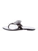 Tory Burch Patent Leather Flip Flops
