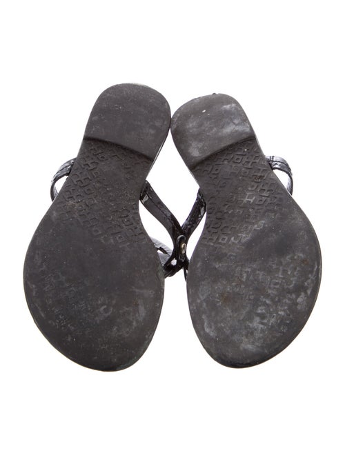Tory Burch Patent Leather Flip Flops