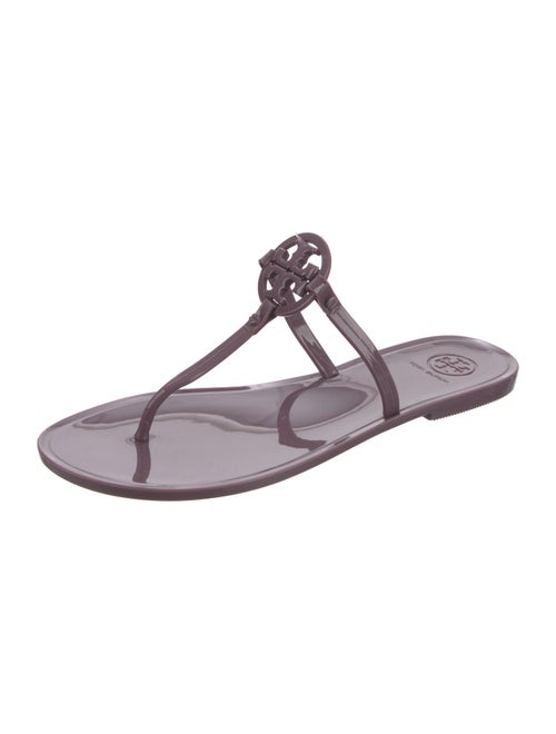 Tory Burch Rubber T-Strap Sandals