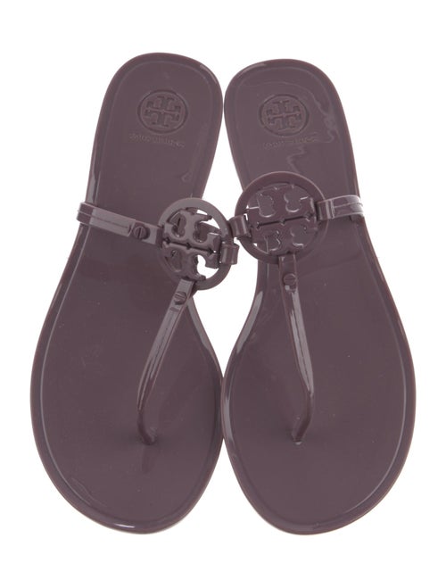 Tory Burch Rubber T-Strap Sandals