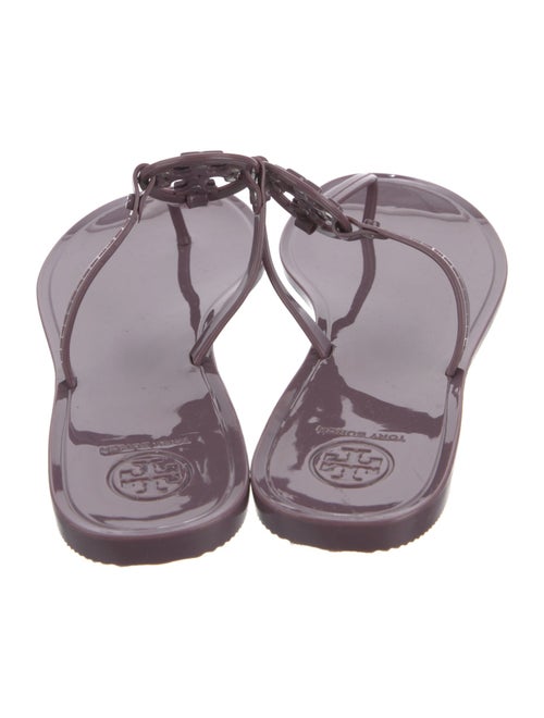 Tory Burch Rubber T-Strap Sandals