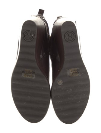 Tory Burch Leather Lace-Up Boots