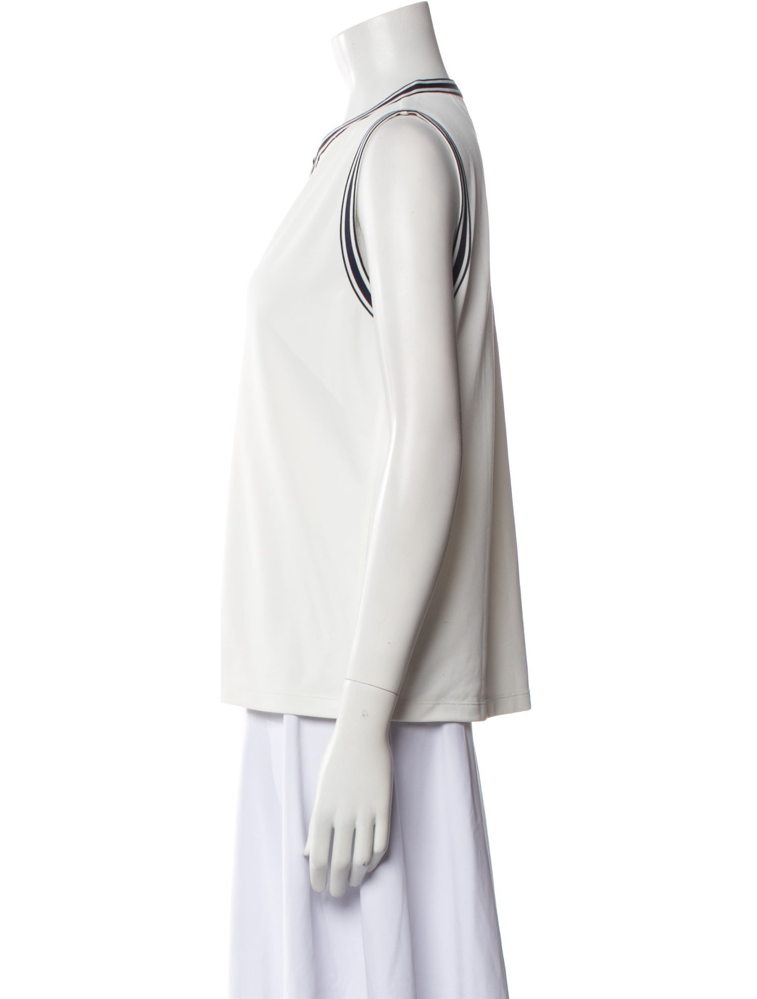 Tory Sport V-Neck Sleeveless Top