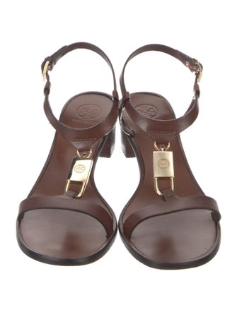 Tory Burch Leather T-Strap Sandals