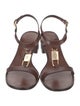 Tory Burch Leather T-Strap Sandals