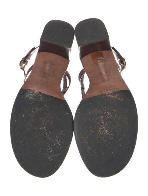 Tory Burch Leather T-Strap Sandals