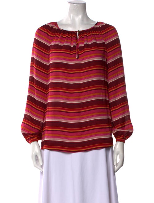 Tory Burch Silk Striped Blouse